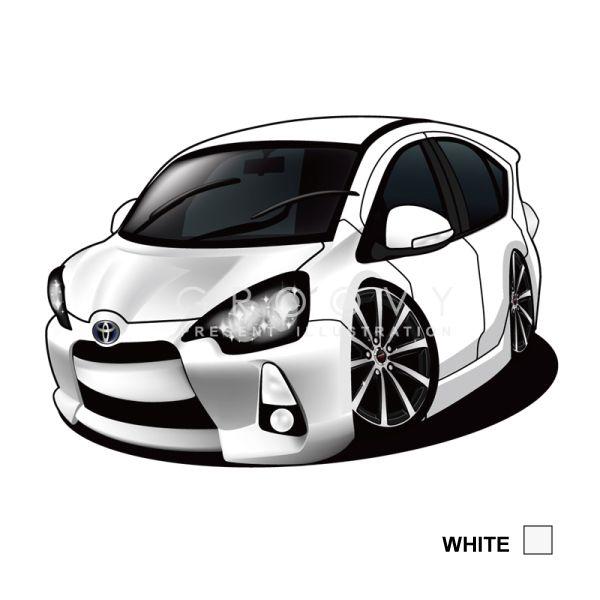 車好き プレゼント トヨタ アクア 車 イラスト 2l版 グルービー Toyota Aqua ステッカーも追加ok パーツ グッズ アクセサリー Buyee Buyee Japanese Proxy Service Buy From Japan Bot Online