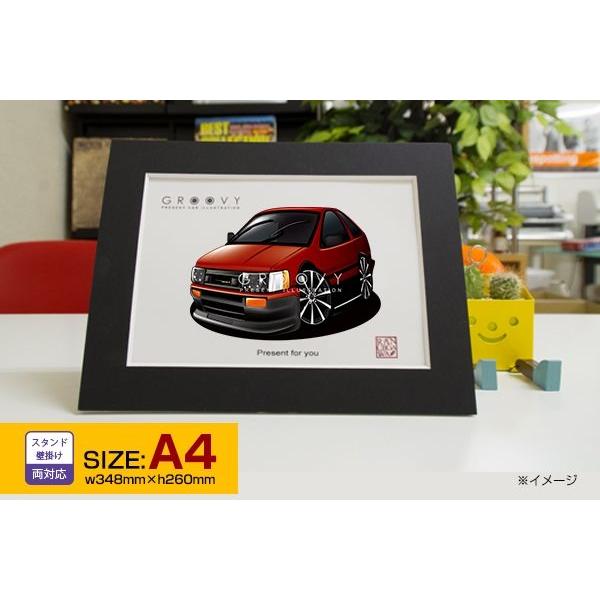 車好き プレゼント トヨタ レビンae86 車 イラスト 版 グルービー Toyota Carolla ステッカーも追加ok パーツ グッズ アクセサリー Toy Carolla black 車イラストの専門店 Groovy 通販 Yahoo ショッピング