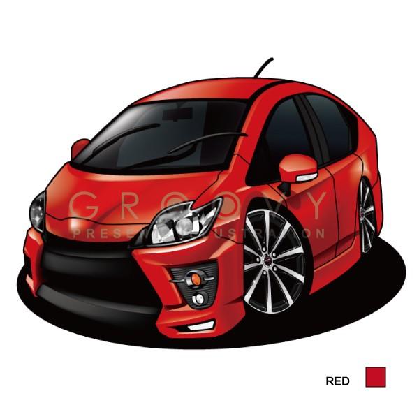 トヨタ プリウス ジーズ 車イラスト 版 グルービー Toyota Prius G S ステッカーも追加ok Buyee Buyee 日本の通販商品 オークションの代理入札 代理購入