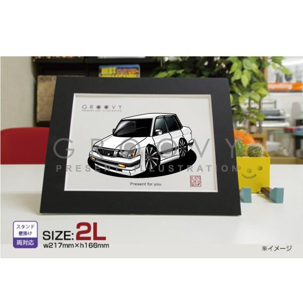 車好き プレゼント トヨタ マーク2 グランデ GX71 車 イラスト mark2