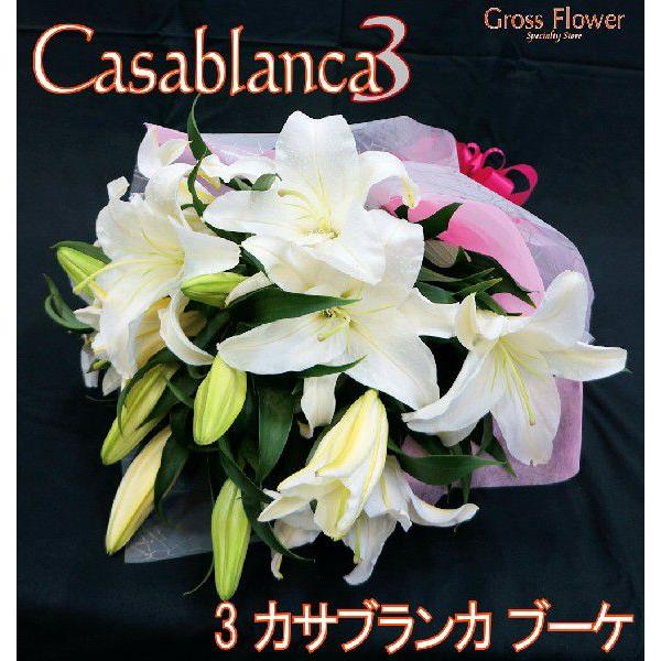 カサブランカ 3本(15輪以上)のブーケ 大輪のユリ :casablanca3:グロスフラワー - 通販 - Yahoo!ショッピング カサブランカ 3本(15輪以上)のブーケ 大輪のユリ :casablanca3:グロスフラワー - 通販 - Yahoo!ショッピング