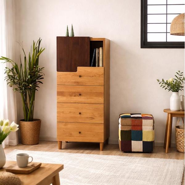 Or 電話台 Fax台 リビングボード 収納 チェスト タンス 引き出し収納 リビング収納 キャビネット スリム おしゃれ Apaproduction Fr