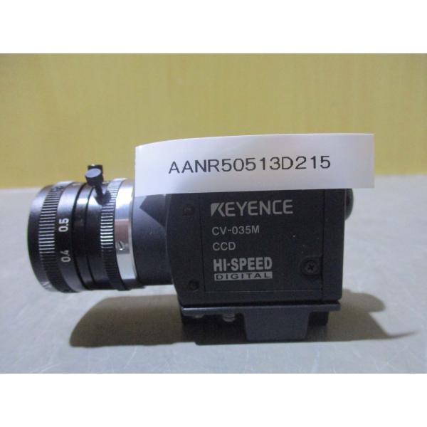 中古 CCD KEYENCE デジタル倍速白黒カメラ CV-035M 画像センサ 16MM 1