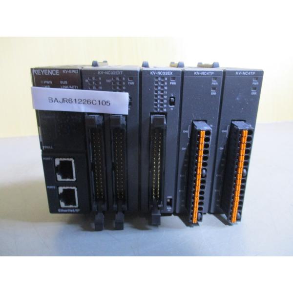 KEYENCE KV-EP02 KV-NC32EX 4点セット 中古 KEYENCE KV-EP02/KV-NC32EXT/KV-NC32EX/KV-NC4TPx2