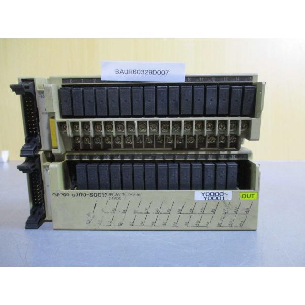 中古 OMRON RELAY TERMINAL G70D-SOC16 リレーターミナル 24VDC 2個