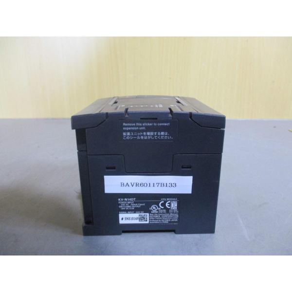 中古 KEYENCE KV-N14DT PLC基本ユニット DC電源タイプ