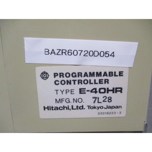 HITACHI E-40HR HIZACEシリーズ プログラマブル・コントローラ 中古HITACHI E-40HR HIZACEシリーズ プログラマブル