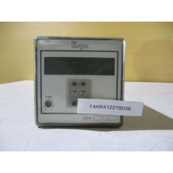中古 KOYO KCX-2D プリセットカウンタ(FAKR41227B036) : growdetrading