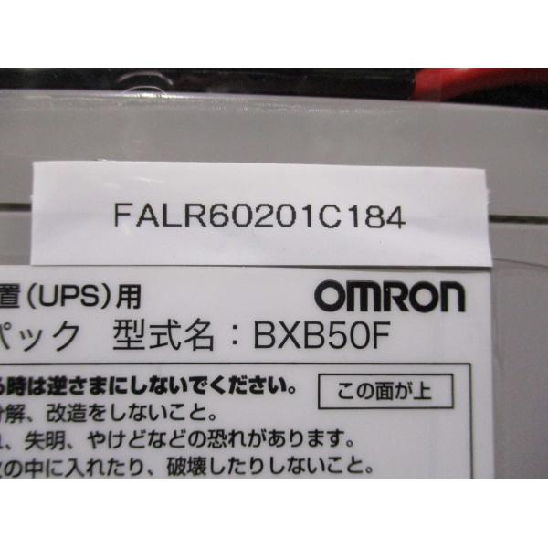 新古 Omron BXB50F 無停電電源装置 交換用バッテリパック 2個