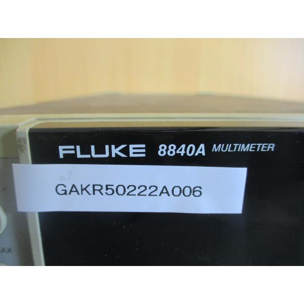 中古 FLUKE MULTIMETER 8840A デジタルマルチメーター 通電OK