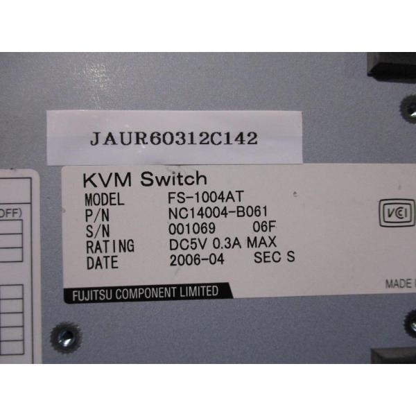 中古 FUJITSU KVM SWITCH FS-1004AT (JAUR60312C142) : growdetrading