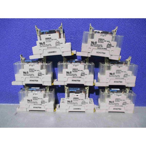 中古 OMRON P7SA-10F-ND DC24 セーフティリレーソケット 8個