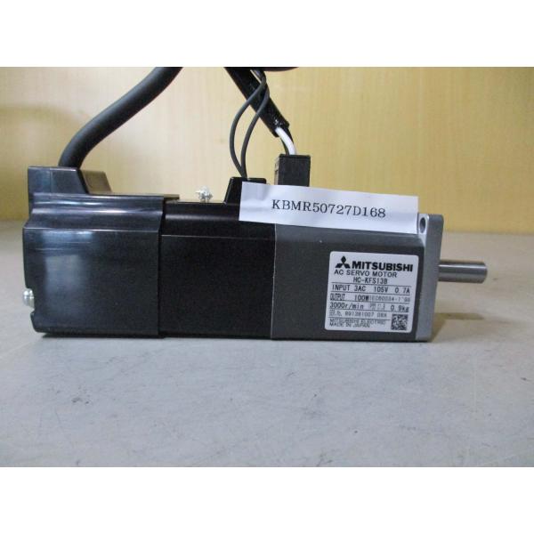 中古MITSUBISHI AC SERVO MOTOR HC-KFS13B サーボモータ 3AC 105V 0.7A