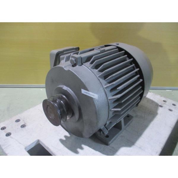 中古 TOSHIBA 三相 モーター 3 PHASE INDUCTION MOTOR IK DBKB 3.7KW