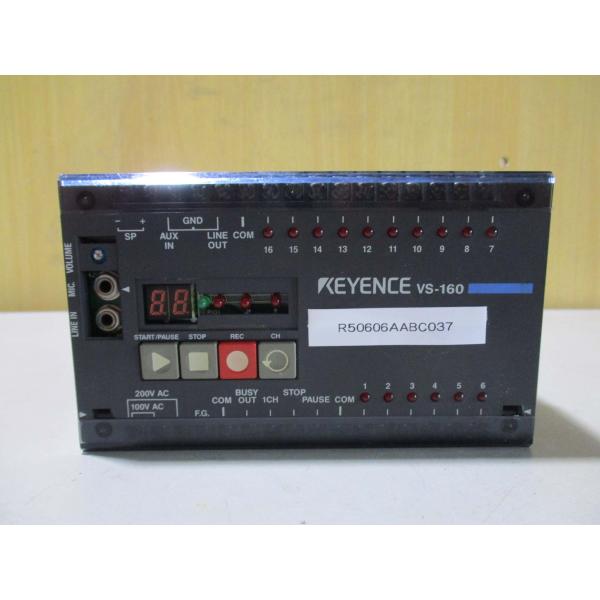 中古 Keyence VS-160 Voice Alarm Recorder VS160(R50606AABC037
