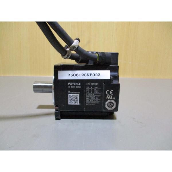 中古 KEYENCE AC SERVO MOTOR SV2-M020AS サーボモーター 200W 中古 KEYENCE AC SERVO MOTOR SV2-M020AS サーボモーター 200W