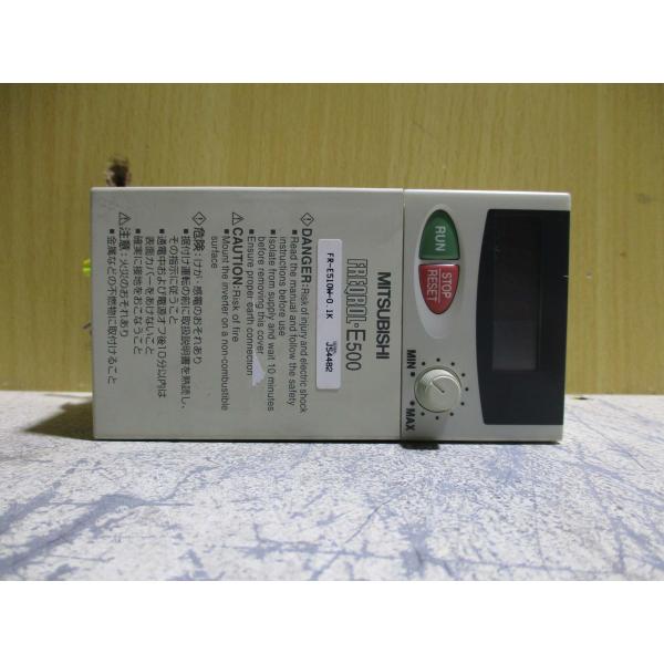中古 MITSUBISHI FR-E510W-0.1K インバータ 0.1kW(R50616DJD019