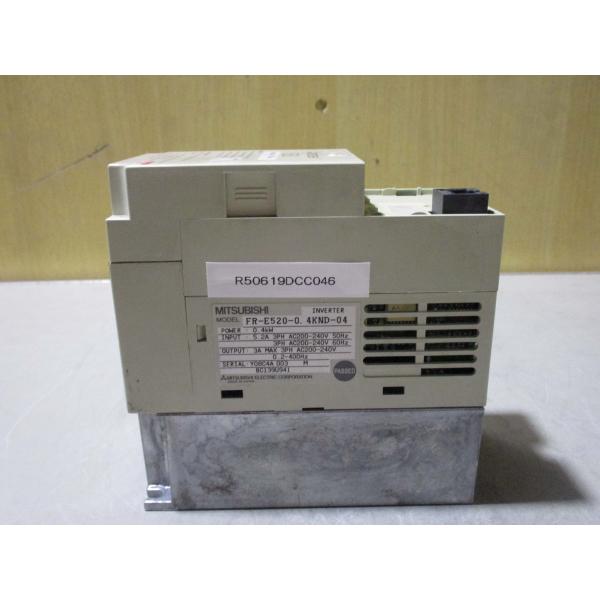中古 MITSUBISHI FR-E520-0.4KND-04 インバータ(R50619DCC046