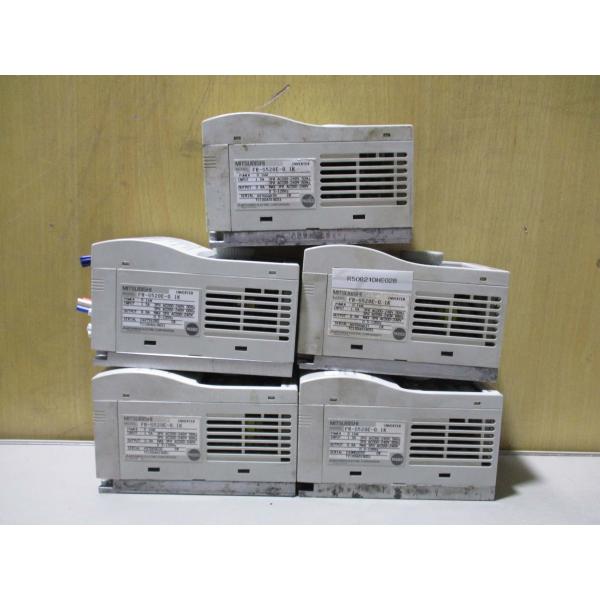 中古 MITSUBISHI INVERTER FR-S520E-0.1K インバータ 0.1kW 5個