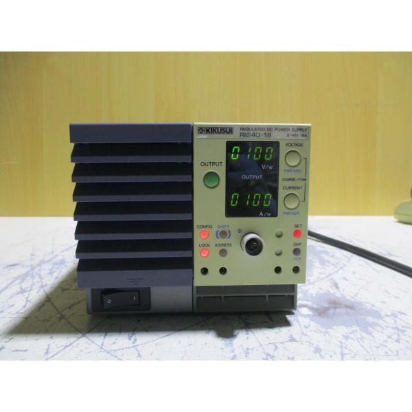 KIKUSUI 菊水電子工業 PAS40-18 直流安定化電源 本体 KIKUSUI 菊水電子工業 PAS40-18 直流安定化電源 本体 KIKUSUI 菊水電子