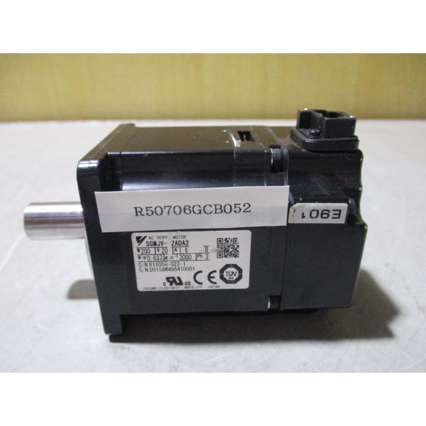 中古 YASKAWA AC SERVO MOTOR SGMJV-02ADA21 サーボモータ 200W