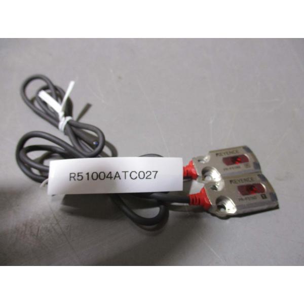 中古 KEYENCE PR-F51N3 T/ Rフラット透過型超小型アンプ内蔵光電