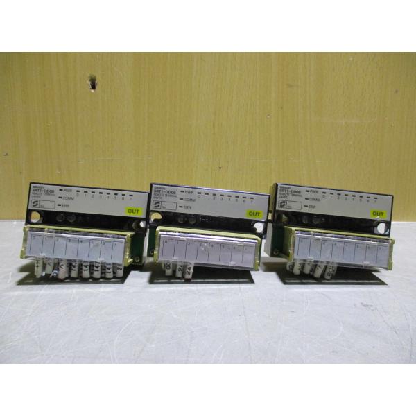 中古 OMRON REMOTE TERMINAL SRT1-OD08 3個 (R51102BDF039