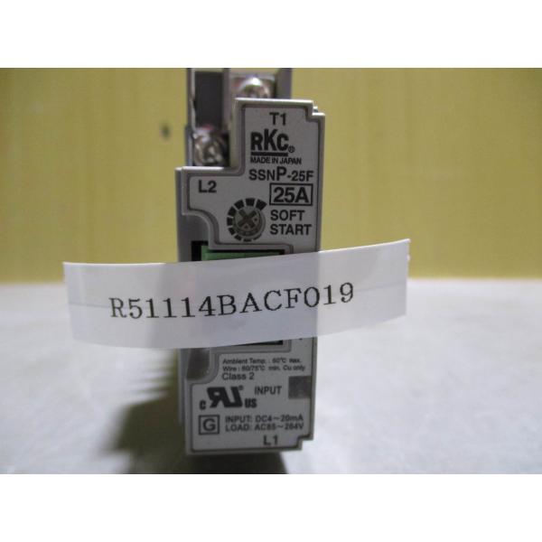 RKC SSNP-25F 単相電力調整器(2点セット) 中古 RKC DINレール取付電力調整器 位相制御 SSNP-25F