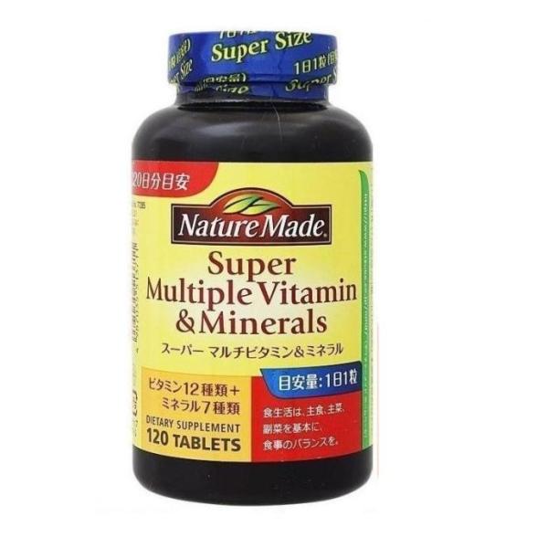 他サイト： ネイチャーメイド スーパーマルチビタミン＆ミネラル 120粒　120日 大塚製薬の商品画像