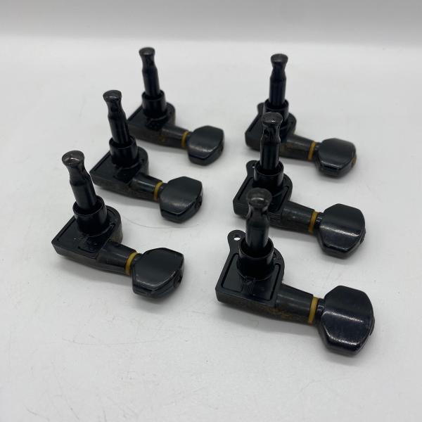Bumps エレキギター ブラック　ペグ欠品 Gotoh エレキギター用 ブラック ロトマチックペグ パーツ 糸巻き