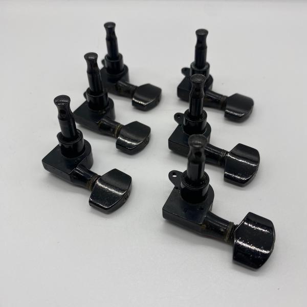 Aria Pro II エレキギター用 ブラック ロトマチックペグ パーツ