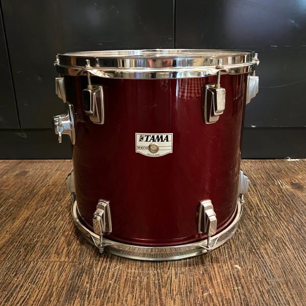 Vintage Tama Swingstar 16” Black Floor Tom Black T Badge