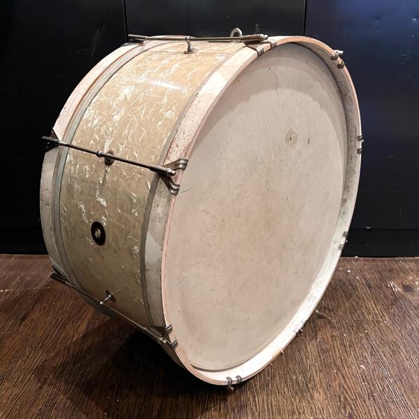 Zen-On 全音 コンサート用 バスドラム 大太鼓 ホワイト 24×10インチ