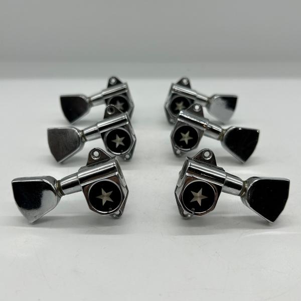 Greco（グレコ） ヴィンテージ エレキギター用 クローム 片側3連ペグ