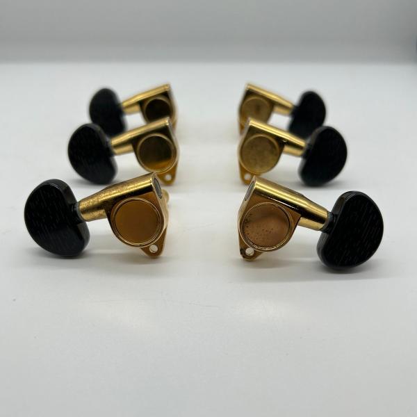 エレキギター用 ゴールド 片側3連ペグ ロトマチックペグ Guitar pegs