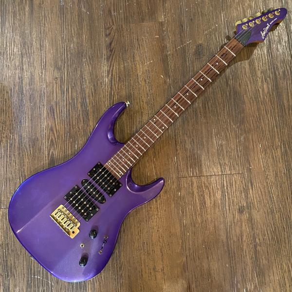 A*読様 【中古】 Aria Pro Ⅱ MAGNA series パープル　弦 1994 Aria Pro II Magna Series Electric Guitar - Metallic Purple