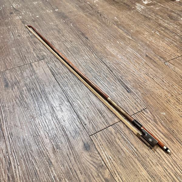 GERMANY印 レザーラップ仕様 バイオリン弓 65g Bausch 4/4 バイオリン弓 Violin ブラジルウッド 73.5cm 65g ドイツ製