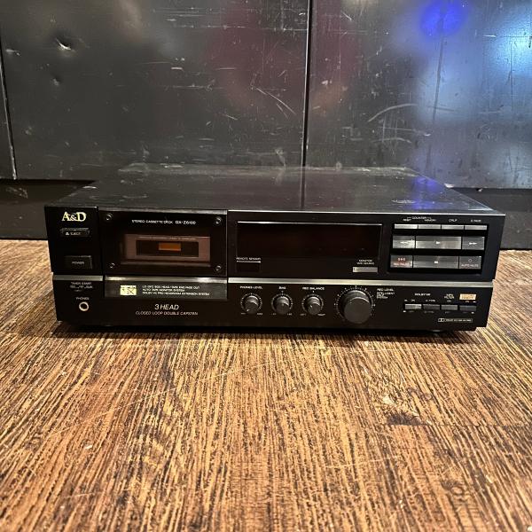 A&D 3ヘッド カセットデッキGX-Z6100 A&D GX-Z6100 AKAI 3ヘッド ステレオカセットデッキ 1989年製 アカイ