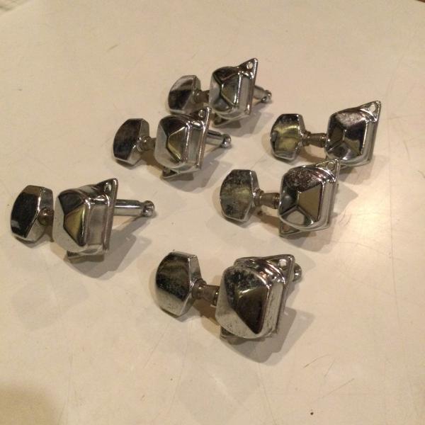 Yamaha RGX-112J Chrome Guitar Peg クローム パーツ 片側6連ペグ Pegs