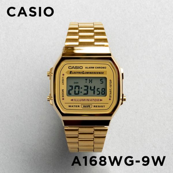 【極美品】CASIO A168WG-9WDF デジタル　腕時計　チープカシオ スタンダード デジタル 並行輸入品 10年保証 日本未発売 CASIO