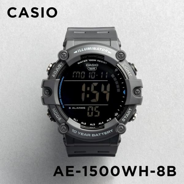 CASIO STANDARD カシオ AE-1500WH-8B 腕時計 時計 ブランド メンズ レディース チープカシオ チプカシ デジタル ギフト プレゼント