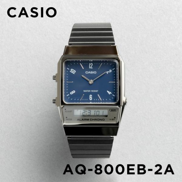 スタンダードアナデジ CASIO STANDARD MENS カシオ AQ-800EB-2A 腕時計