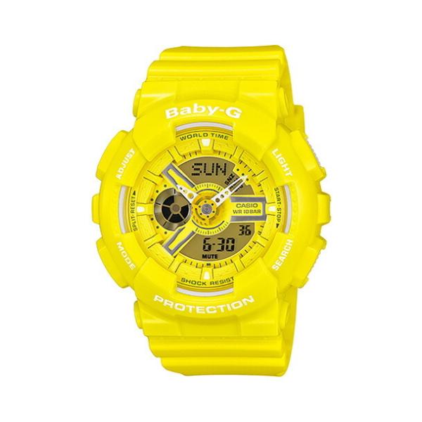 Casio Baby G カシオ ベビーg Ba 110bc 9ajf 腕時計 レディース 子供 キッズ 防水 女の子 黄色 イエロー アナデジ 驚きの値段