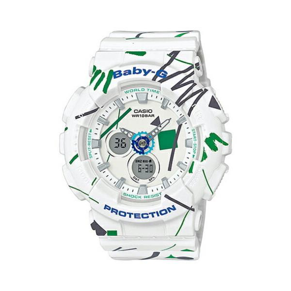 10年保証 Casio Baby G カシオ オンラインショッピング ベビーg Ba 1sc 7a 腕時計 レディース キッズ ホワイト 防水 女の子 子供 アナデジ 白