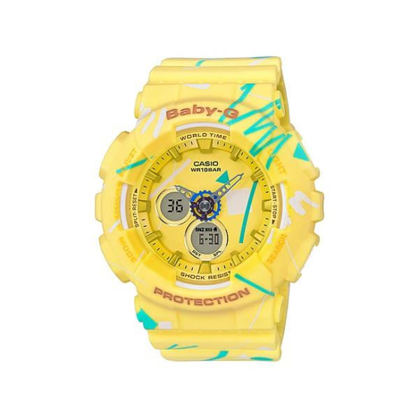 Casio Baby G カシオ ベビーg Ba 1sc 9ajf 腕時計 レディース キッズ 子供 女の子 アナデジ 防水 イエロー 黄色