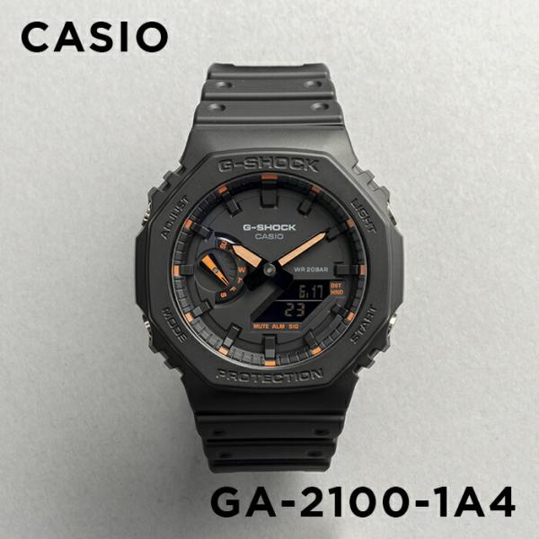 CASIO G-SHOCK カシオ Gショック GA-2100-1A4 腕時計 時計 ブランド メンズ 男の子 アナデジ 日付 防水 ブラック 黒 カシオーク ギフト プレゼント
