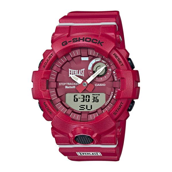 Casio G Shock カシオ Gショック Gスクワッド Gba 800el 4ajr 腕時計 メンズ キッズ 子供 男の子 ランニングウォッチ アナデジ ブルートゥース 防水 レッド 赤