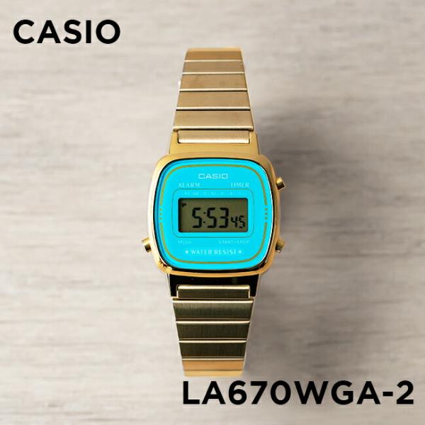 10年保証 Casio カシオ スタンダード レディース La670wga 2 腕時計 キッズ 子供 女の子 チープカシオ チプカシ