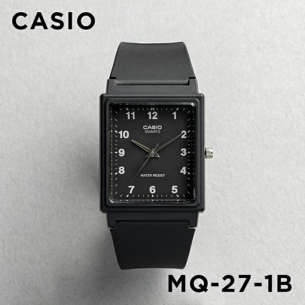 CASIO STANDARD カシオ MQ-27-1B 腕時計 時計 ブランド メンズ レディース チープカシオ チプカシ アナログ 日本未発売 ギフト プレゼント