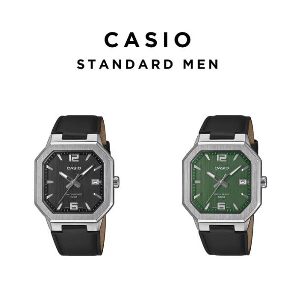 CASIO STANDARD MEN カシオ MTP-B195L 腕時計 時計 ブランド メンズ レディース チープカシオ チプカシ アナログ レザー 革ベルト 日本未発売 ギフト